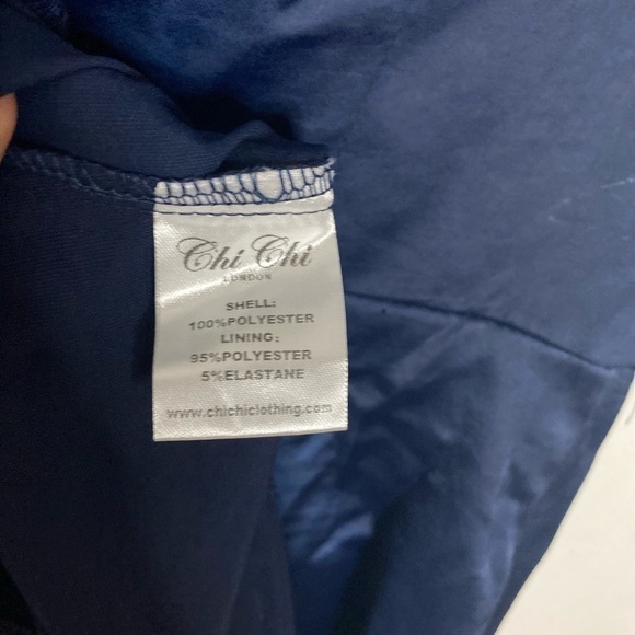 Chi chi London One Shoulder Fitted Silky Maxi Dress size 4 - Picture 6 of 7